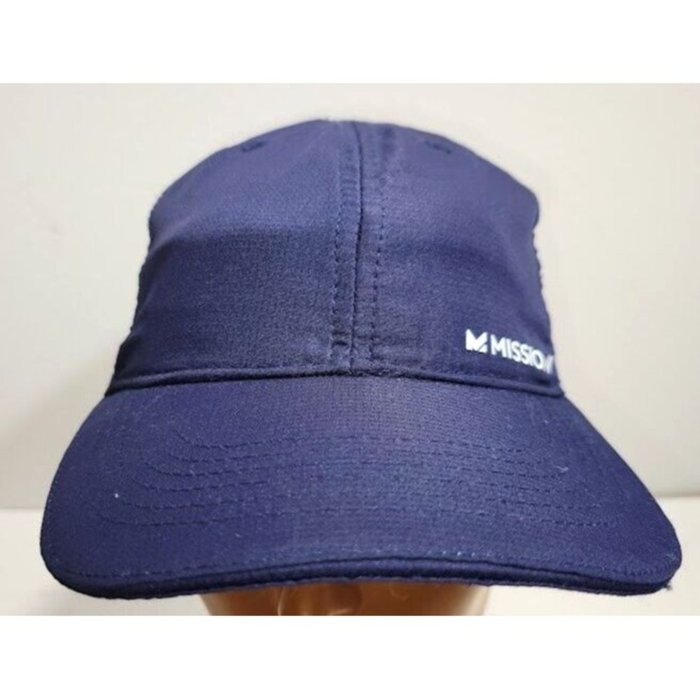 Mission Wet‎ To Cool Navy Blue Cap Hat-Adjustable Strapback